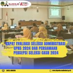 RAPAT EVALUASI SELEKSI ADMINISTRASI CPNS 2024 DAN PERSAMAAN PERSEPSI CPNS 2024